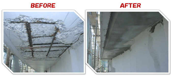 施工事例 コンクリート補修 おきなわホーム